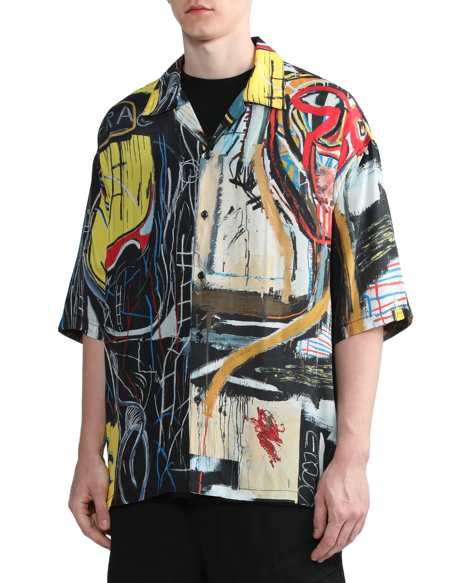 IZZUE Bestsellers X Jean-Michel Basquiat graphic shirt ⇔ guarantee of ...